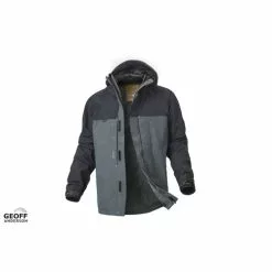 Merk [ 9 ] GEOFF ANDERSON BARBARUS2 GREY/BLACK JACKET