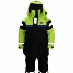 Merk [ 1 ] MULTEX DRIJFPAK 2 DLG TEAM NORWAY ZWART / GEEL ISO-12402